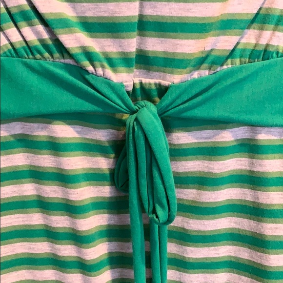 Self Esteem Strapless Baby Doll Striped Top - Picture 5 of 8